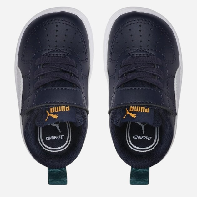 Sneakersy chłopięce na rzepy Puma Rickie AC+ Inf 38431407 21 (4.5UK) Niebieskie - obraz 4
