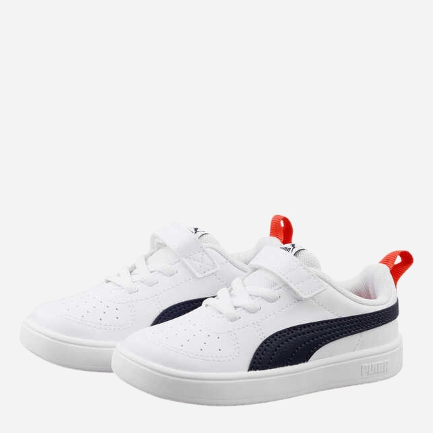 Sneakersy chłopięce na rzepy Puma Rickie AC+ Inf 38431409 21 (4.5UK) Białe - obraz 2