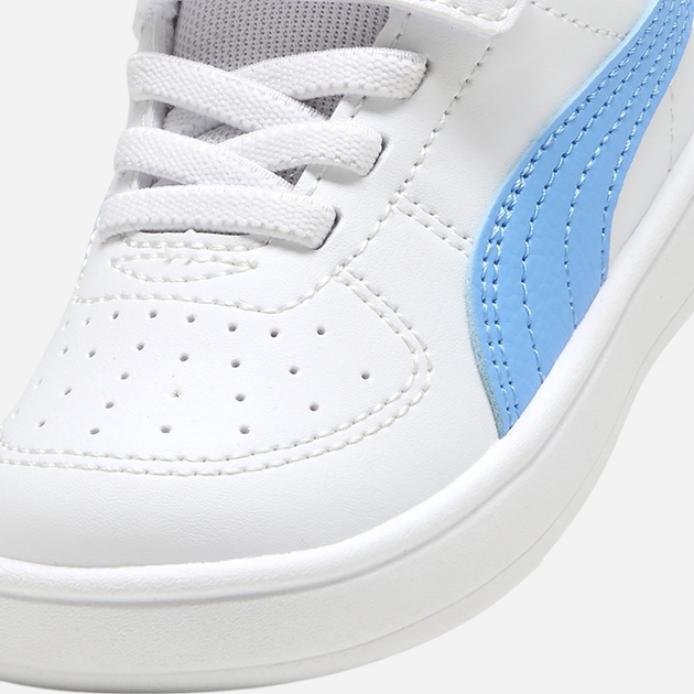 Дитячі кеди для хлопчика Puma Rickie AC+ Inf 38431437 23 (6UK) Білі з блакитним (4067983866906) - зображення 4