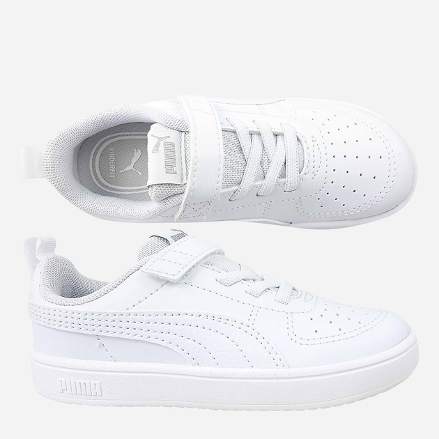 Дитячі кеди для хлопчика Puma Rickie AC+ PS 38583601 31.5 (12.5UK) Білі (4064536268897) - зображення 7