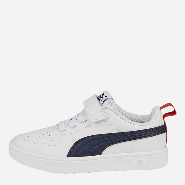 Sneakersy chłopięce na rzepy Puma Rickie AC+ PS 38583609 34 (1.5UK) Białe - obraz 1