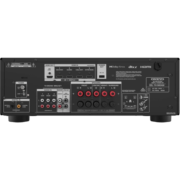 AV ресивер Onkyo TX-SR3100 Black - Фото 2 AV ресивер Onkyo TX-SR3100 Black - изображение 2
