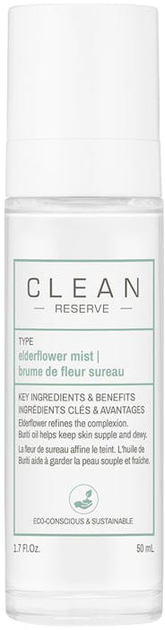 Тонік для обличчя Clean Reserve Elderflower зволожувальний 50 мл (874034012694) - зображення 1