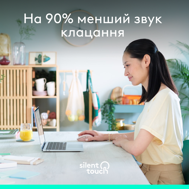 Миша Logitech Signature M650 Wireless Mouse Rose (910-006254) - Фото 4 Миша Logitech Signature M650 Wireless Mouse Rose (910-006254) - зображення 4