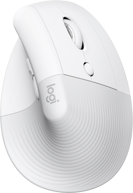 Мышь Logitech Lift for Mac Vertical Ergonomic Mouse Off White (910-006477) - изображение 1