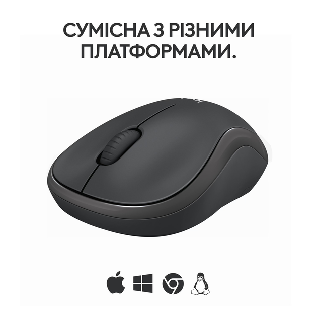 Мышь Logitech M240 Silent Bluetooth Graphite (910-007119) - Фото 6 Мышь Logitech M240 Silent Bluetooth Graphite (910-007119) - изображение 6