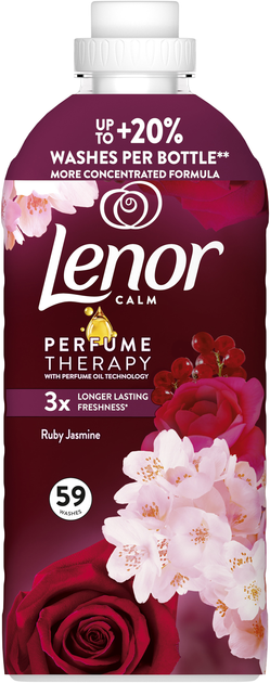 Кондиціонер для білизни Lenor Рубіновий жасмин 59 циклів прання 1.239 л (8700216724616) - зображення 2