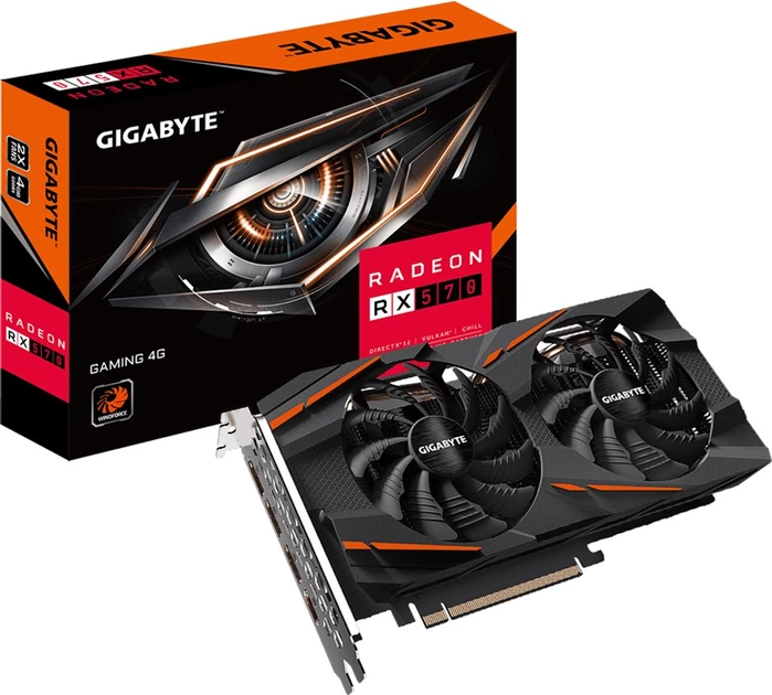 Видеокарта Gigabyte PCI-Ex Radeon RX 570 Gaming 4GB GDDR5 (256bit