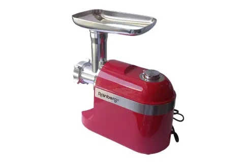 Мясорубка Rainberg RB-2270 3800Вт с реверсом и насадками для шинковки и колбас - изображение 3