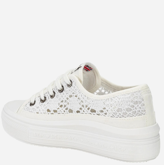 Жіночі кеди низькі Lee Cooper LCW-23-44-1617L 38 24.7 см Білі (5904292117468) - зображення 3