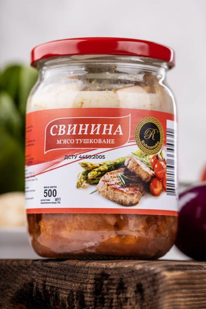 М'ясо тушковане Свинина Rubanenko 500 г - изображение 5