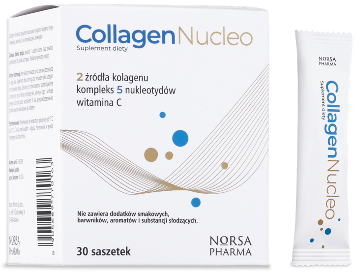 Дієтична добавка Norsa Pharma Collagen Nucleo 30 саше (5905669770163) - зображення 2