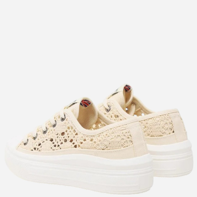 Жіночі кеди низькі Lee Cooper LCW-23-44-1620L 38 24.7 см Бежеві (5904292117765) - зображення 4
