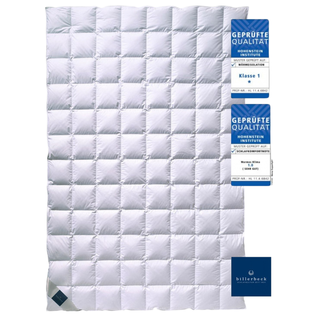 Пуховое одеяло Billerbeck Nena Superlight летнее 200x220 см белый 51903275 - Фото 1 Пуховое одеяло Billerbeck Nena Superlight летнее 200x220 см белый 51903275 - изображение 1