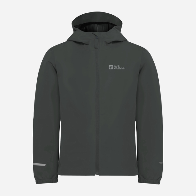 Детская ветровка для мальчика Jack Wolfskin Flaze Jacket K 1609263_4136 128 см Зеленая (4064886020640) 