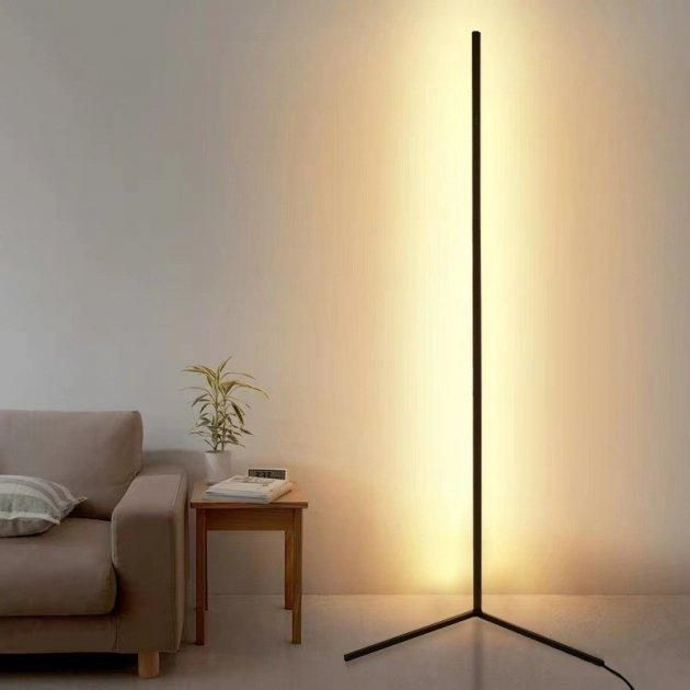 Торшер неонова лампа Nook Lamp LED RGB 120 см від USB підлоговий кутовий світильник, нічник, регулювання - зображення 2