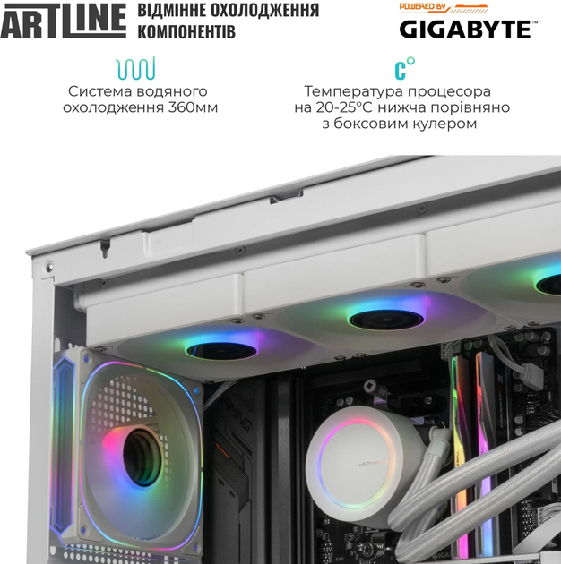 Комп'ютер ARTLINE Gaming TANKWHITE (TANKWHITEv109) - зображення 4