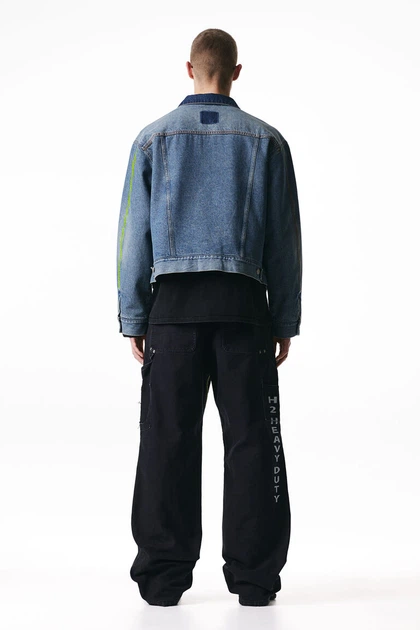 H&m Heron Preston Jeans Jacket Куртка джинсовая утепленая H2