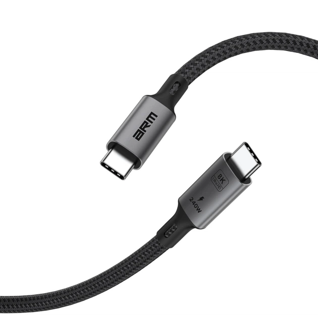 Кабель ArmorStandart USB 4.0 USB-C - USB-C 240W 8K 60hz 40Gbps 1m Black (ARM81921) - изображение 7