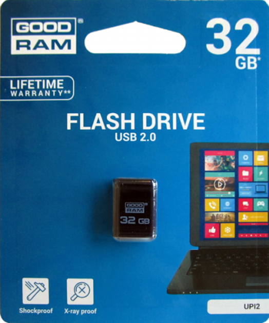 Флеш пам'ять 32GB Goodram Piccolo Black (UPI2-0320K0R11) - изображение 3