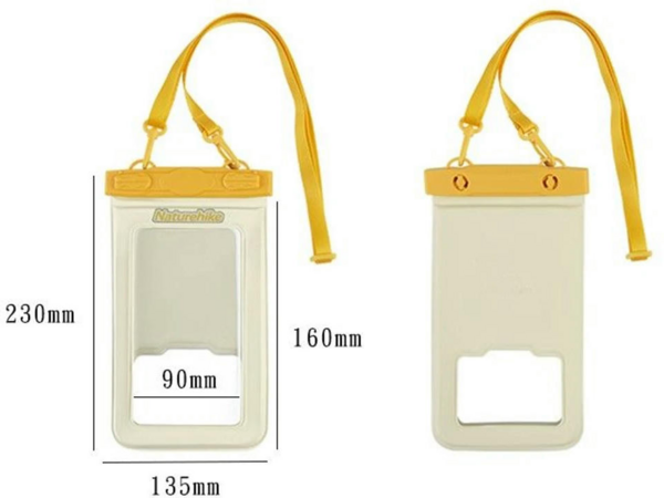 Гермочохол для телефону Naturehike 6.8 inch CNK2300BS015 grey - зображення 7