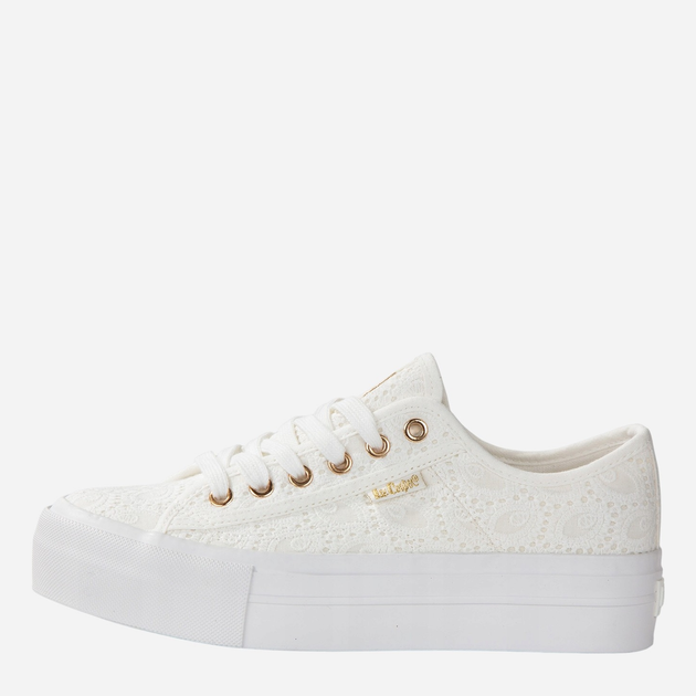 Tenisówki damskie do kostki Lee Cooper LCW-25-31-3438L 37 24 cm Białe - obraz 3