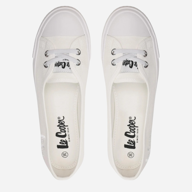 Жіночі кеди низькі Lee Cooper LCW-23-31-1791L 39 25 см Білі (5904292134533) - зображення 4