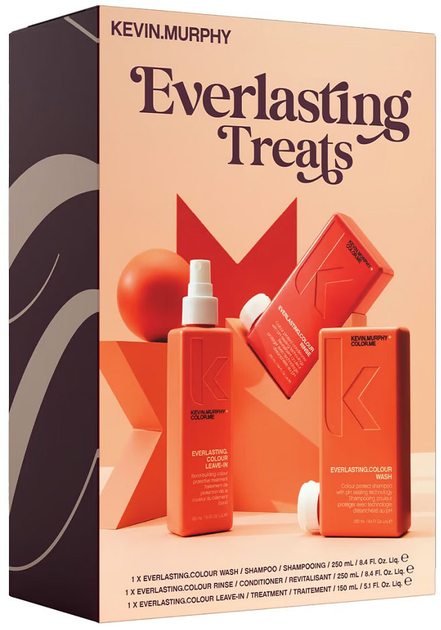 Набір по догляду за фарбованим волоссям Kevin Murphy Everlasting Colour Шампунь 250 мл + Кондиціонер 250 мл + Догляд 150 мл (9339341062585) - зображення 1