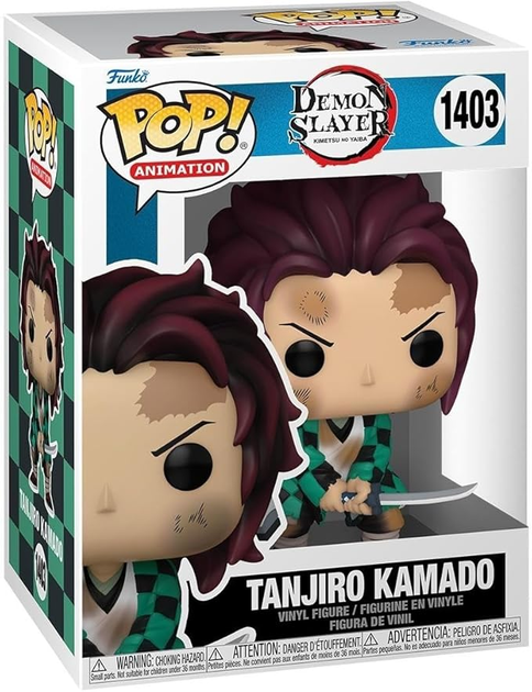 Фігурка Funko Pop Animation Demon Slayer Tanjiro Training 72613 (889698726139) - зображення 1