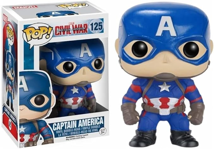 Фігурка Funko Pop! Bobble Marvel Капітан Америка CW Капітан Америка 7223 (849803072230) - зображення 1