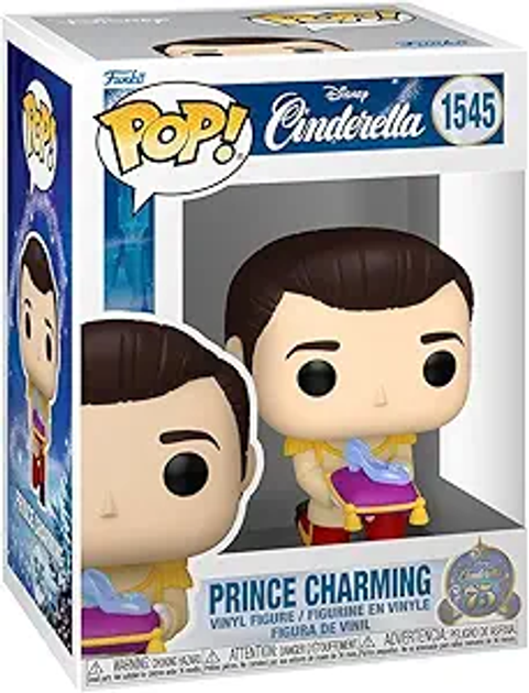 Фігурка Funko Pop Disney Попелюшка 75th Prince C 83459 (889698834599) - зображення 1