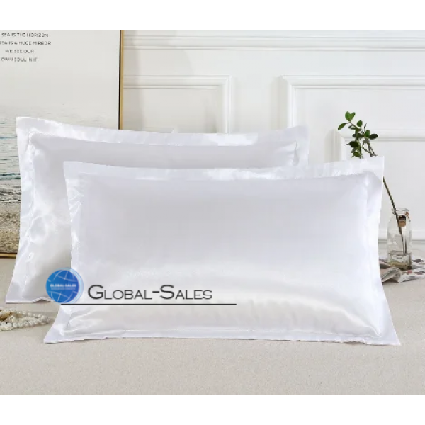 Атласное Бело-Голубое полуторное постельное белье Moka Textile 145*210 - Фото 3 Атласное Бело-Голубое полуторное постельное белье Moka Textile 145*210 - изображение 3