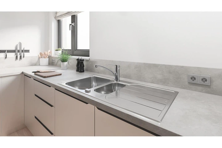 Комплект змішувачів для ванної кімнати та кухні Grohe QuickFix Start ColdStart (UA202301KE) - зображення 8