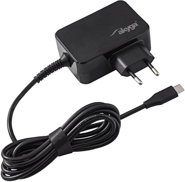 Zasilacz do laptopa Akyga 20V 2.25-3A 45W USB-C Power Delivery 3.0 GaN (AK-ND-80) - obraz 2