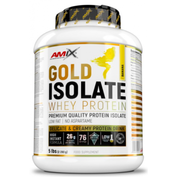 Протеин Amix Gold Whey Protein Isolate 2280 г (1091-818 097) - Фото 1 Протеин Amix Gold Whey Protein Isolate 2280 г (1091-818 097) - изображение 1