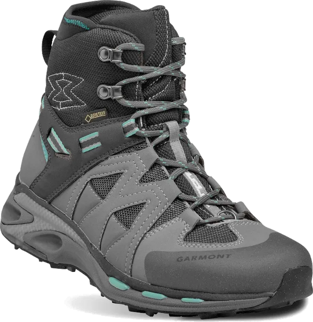 Черевики Garmont W Ushuaya GTX 37.5 Grey/Turquoise (1053-481255/613-UK-4.5) - Фото 1 Черевики Garmont W Ushuaya GTX 37.5 Grey/Turquoise (1053-481255/613-UK-4.5) - зображення 1