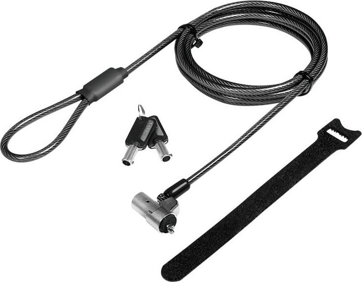 Замок безпеки для ноутбука Logilink NBS012 Notebook Noble Wedge Lock 2 m (4052792049114) - зображення 4