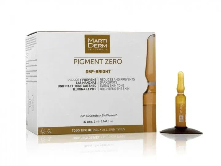 Ампулы Pigment zero DSP-Bright, Marti Derm, уменьшение пигментных пятен, 5 шт по 2 мл - Фото 1 Ампулы Pigment zero DSP-Bright, Marti Derm, уменьшение пигментных пятен, 5 шт по 2 мл - изображение 1