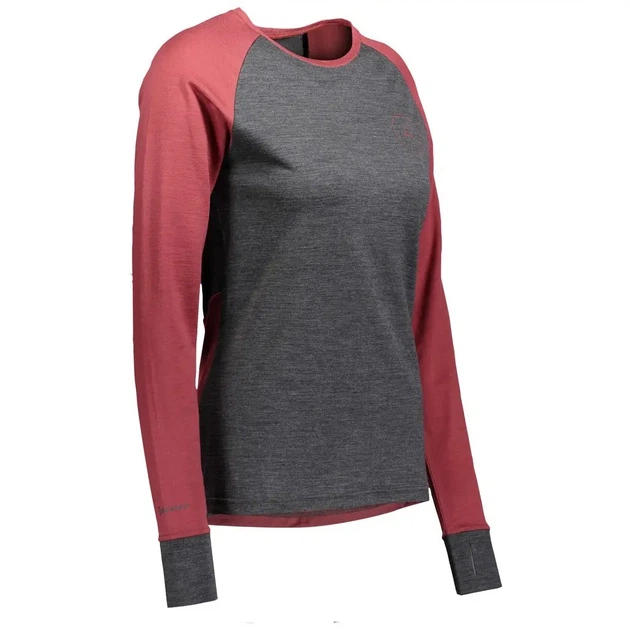 Термокофта Scott W Defined Merino Red/Dark Grey S (1081-277793.7052.006) - зображення 3