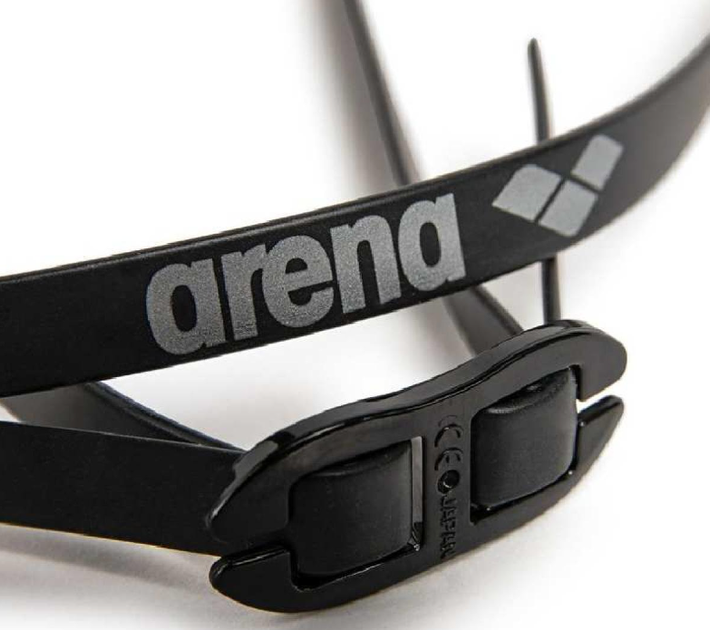 Универсальные очки для плавания в бассейне Arena Cobra Edge Swipe MR (006870-102) Black-White - изображение 7