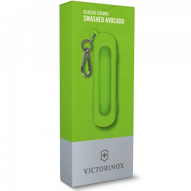 Чехол силиконовый Victorinox Skateboard Smashed Avocado для ножей Classic 58мм 1-2 слоя Зеленый (4.0453) - изображение 4