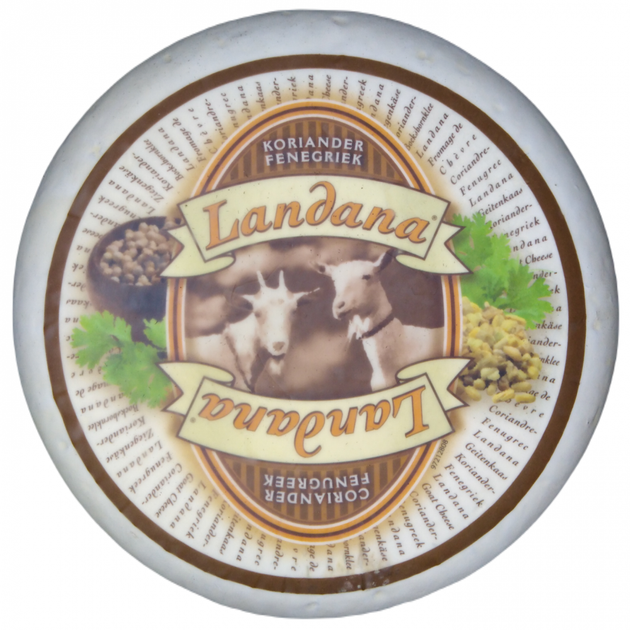 Голландский сыр "Landana" Coriander&Fenugreek 280 гр. - Фото 2 Голландский сыр "Landana" Coriander&Fenugreek 280 гр. - изображение 2