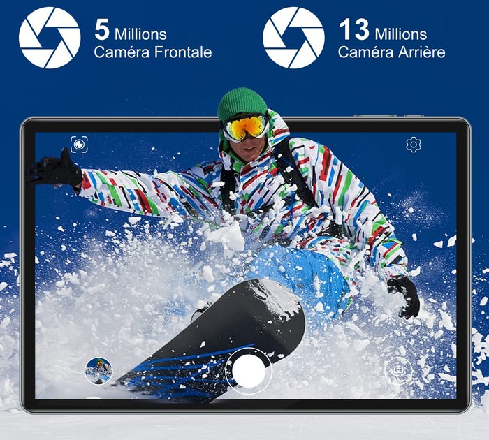 Планшет 10.1" Full HD Yestel T10 6+4/64Gb 8 ядер Android 13 8000 mAh Серый - изображение 3