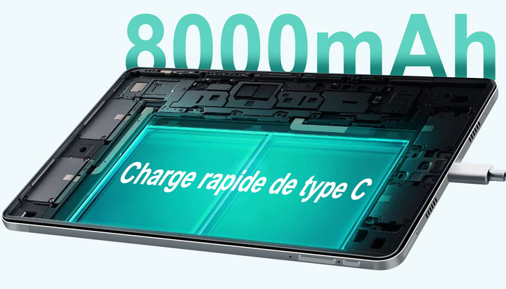 Планшет 10.1" Full HD Yestel T10 6+4/64Gb 8 ядер Android 13 8000 mAh Серый - изображение 5