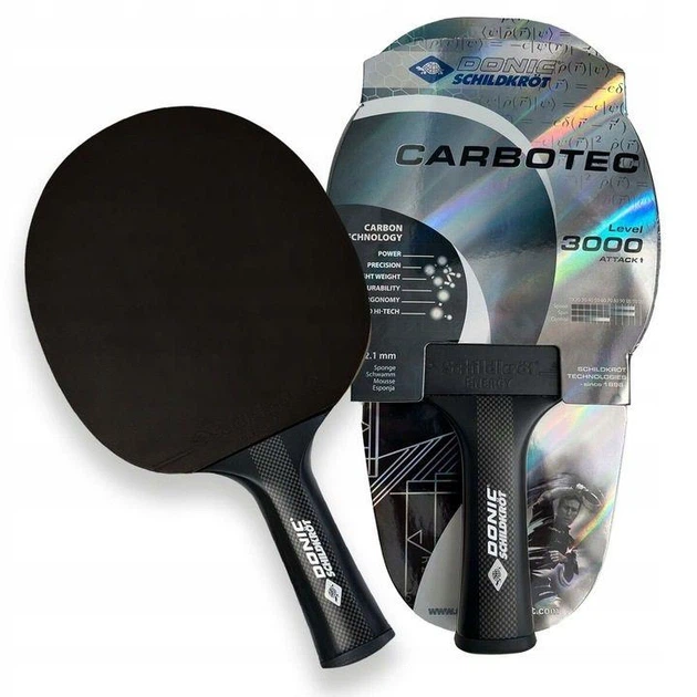 Ракетка для настільного тенісу Donic Schildkrot CarboTec 3000 - зображення 4