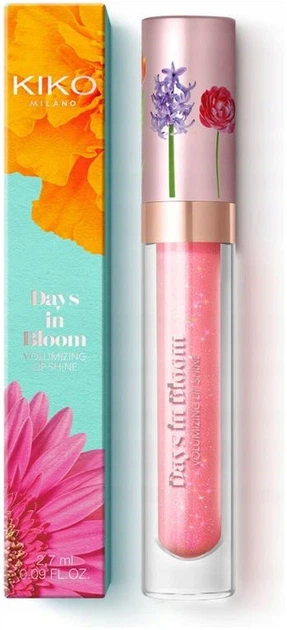 Блеск для губ с эффектом объема Kiko Milano Days in bloom Volumizing Lip Shine 02 Innovative Nude 2.7 ml - Фото 2 Блеск для губ с эффектом объема Kiko Milano Days in bloom Volumizing Lip Shine 02 Innovative Nude 2.7 ml - изображение 2