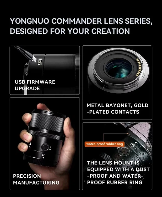 Объектив YongNuo YN56mm F1.4Z DA DSM WL Pro Z-mount для Nikon Z-mount - изображение 6