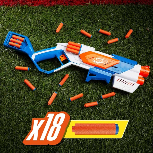 Бластер Hasbro Nerf N Series Страйкбек Strikeback, 18 патронов G0218 - Фото 3 Бластер Hasbro Nerf N Series Страйкбек Strikeback, 18 патронов G0218 - изображение 3