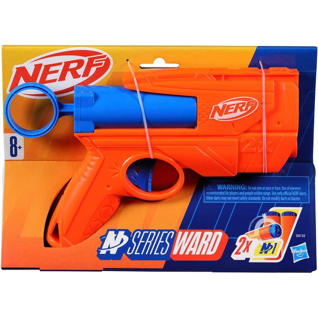 Бластер Hasbro Nerf N Series Вард Ward, 2 патрона G0132 - изображение 9