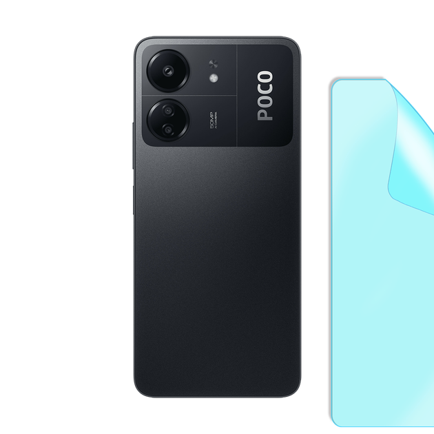 Гідрогелева плівка для Xiaomi Poco C65 серії grade A - Фото 1 Гідрогелева плівка для Xiaomi Poco C65 серії grade A - зображення 1